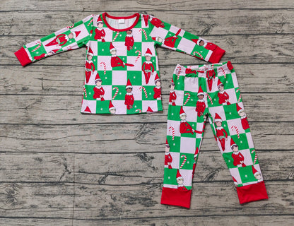 Pre-order BLP0875 baby Boys Christmas pajamas