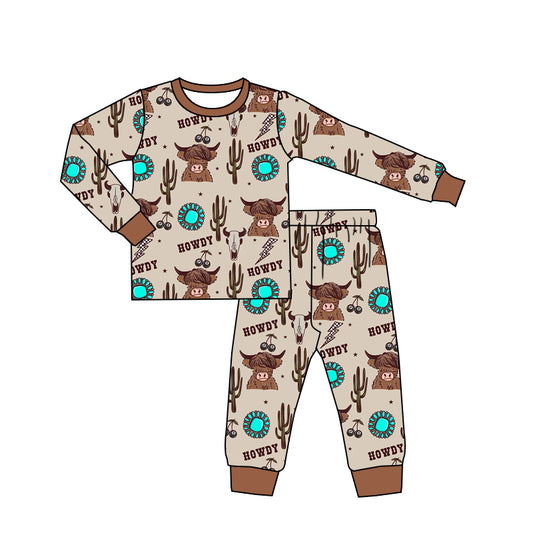 Pre-order BLP0885 baby Boys howdy pajamas ( Deadline September 14 )