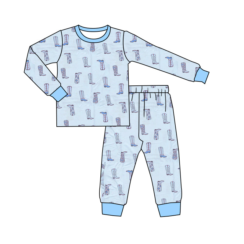 Pre-order BLP0901 baby Boys boots pajamas ( Deadline September 18 )