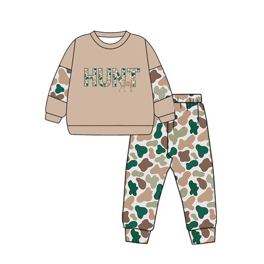 Pre-order BLP0906 baby Boys camo hunt outfits ( Deadline September 20 )