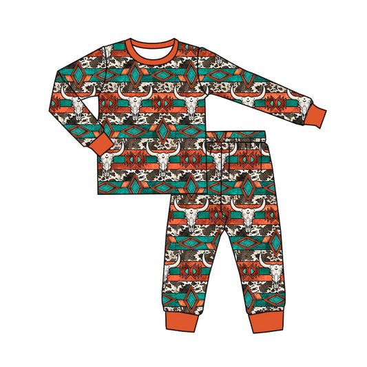 Pre-order BLP0908 baby Boys western pajamas ( Deadline September 20 )