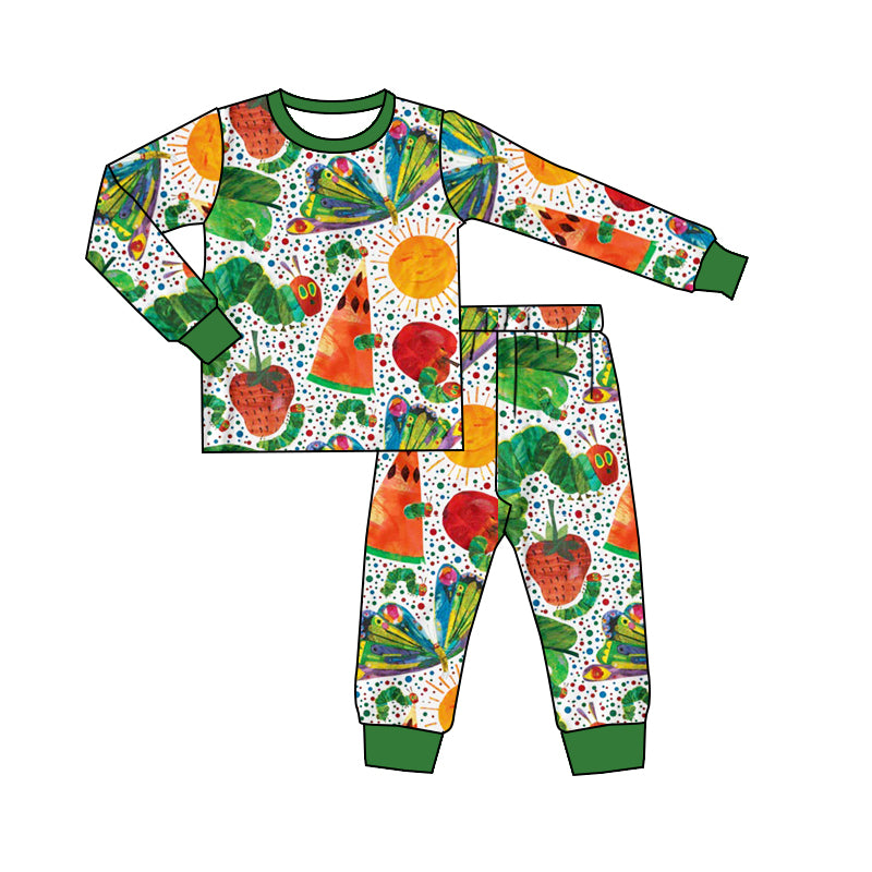 Pre-order BLP0909 baby Boys caterpillar pajamas ( Deadline September 20 )