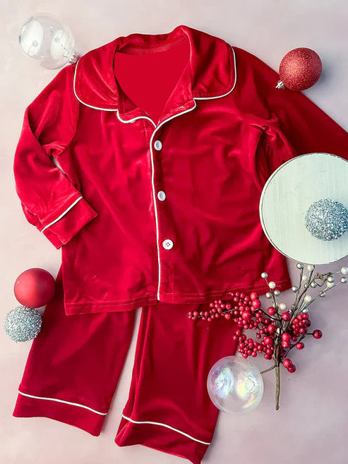 Pre-order BLP0959 baby Boys red pajamas ( Deadline Oct.7 )