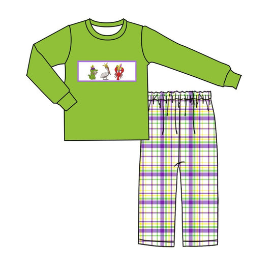 Pre-order BLP1007 baby Boys Mardi Gras outfits ( Deadline Oct.15 )