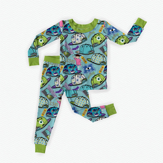 Pre-order BLP1056 baby Boys 2319 monster pajamas ( Deadline Dec.12 )