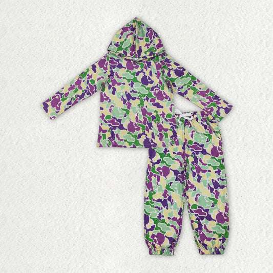 BLP1381  Boys mardi gras hooded outfits yoga