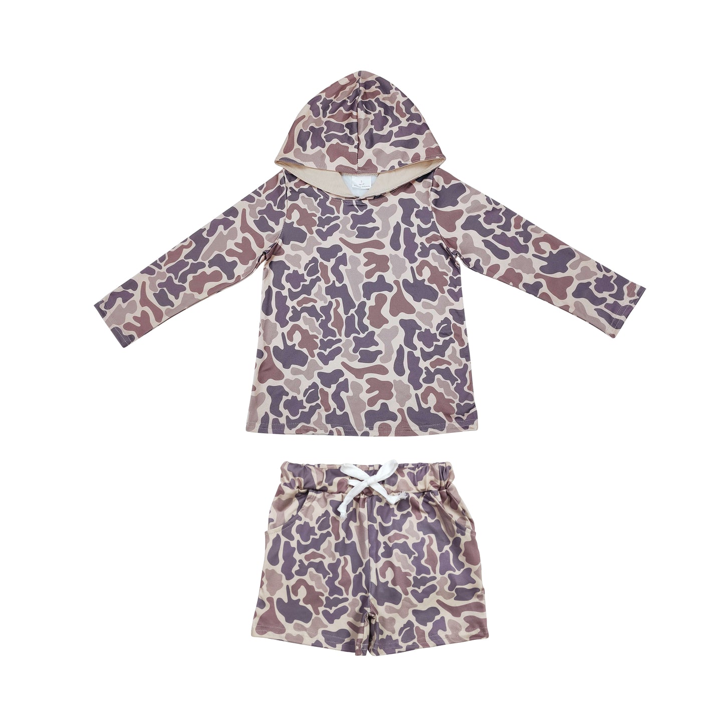 BLS0003  Boys camo long Sleeves shorts Outfits