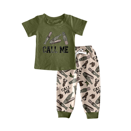 Pre-order BSPO0479 baby Boys call me green outfits ( Deadline September 10 )