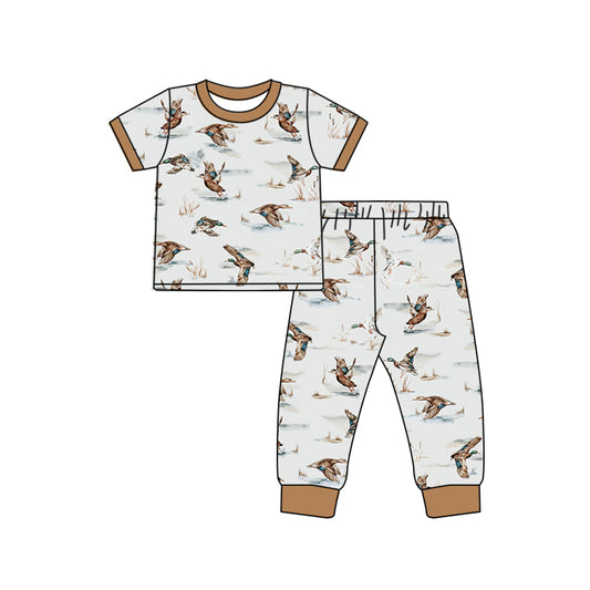 Pre-order BSPO0493 baby Boys duck pajamas ( Deadline Oct.3 )