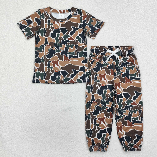 BSPO0530 Boys brown camouflage Outfits