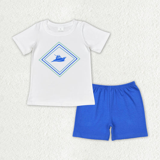 BSSO01001 Baby boys blue outfits