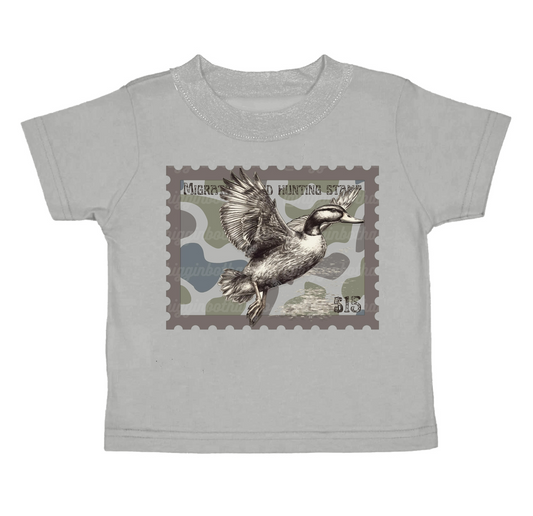 Pre-order BT0864 baby Boys duck short sleeves Top ( Deadline Sept. 18 )