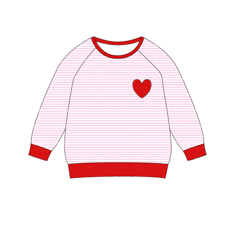 Pre-order BT0866 Boys Valentine long sleeves Top ( Deadline Sept. 18 )