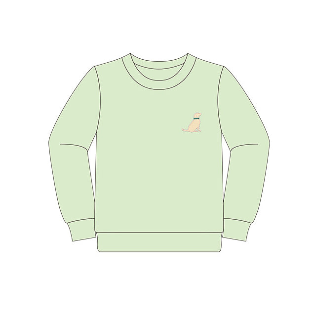 Pre-order BT0880 Boys green duck long sleeves Top ( Deadline Sept. 23 )