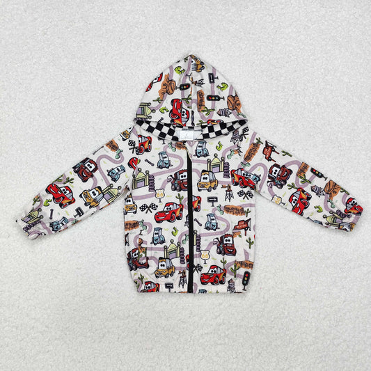 BT0889 Boys cartoon hooded coat