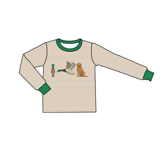 Pre-order BT0888 Boys duck long sleeves Top ( Deadline Sept. 26 )