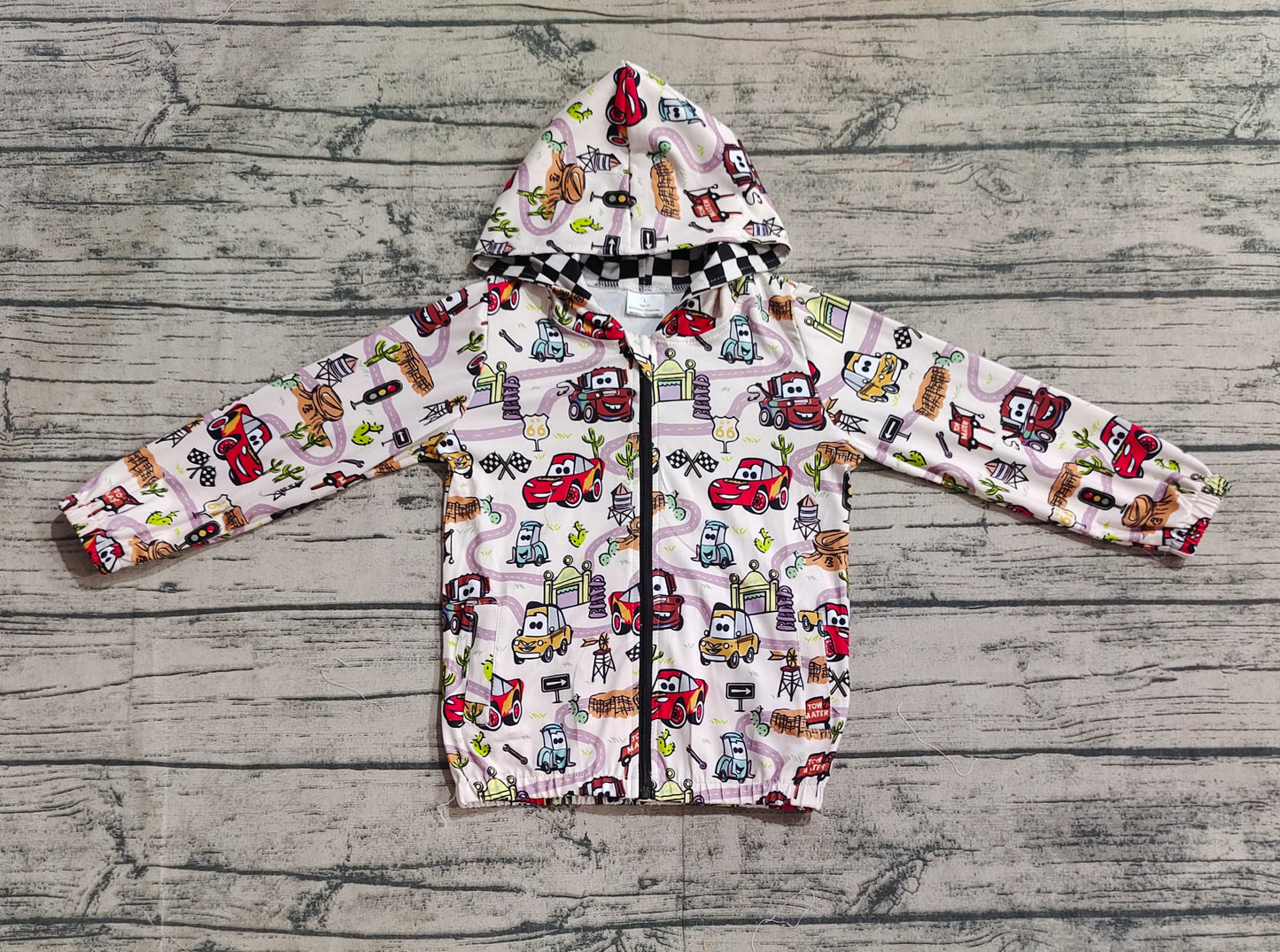 Pre-order BT0889 Boys cartoon hooded coat