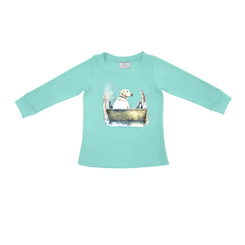 Pre-order BT0896 Boys hunting long sleeves Top ( Deadline Sept. 27 )