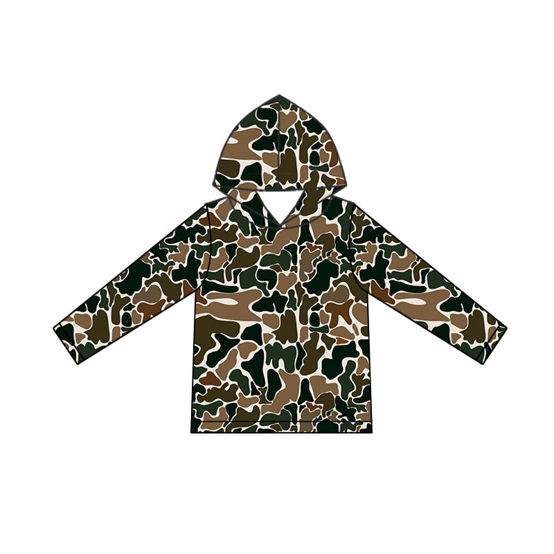 Pre-order BT0921 Boys green camo hoodies ( Deadline Oct.1 )