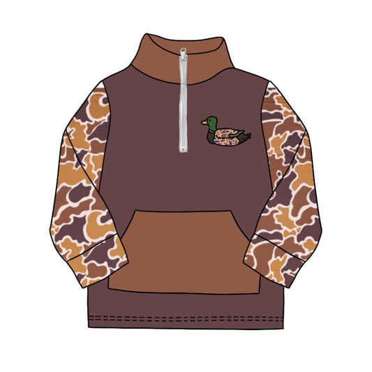 Pre-order BT0925 Boys camo duck pullover ( Deadline Oct.2 )