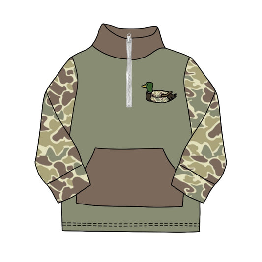 Pre-order BT0926 Boys camo duck pullover ( Deadline Oct.2 )