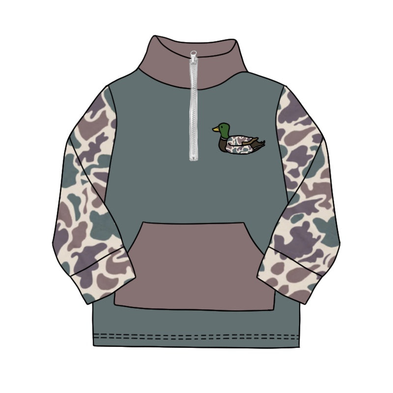 Pre-order BT0928 Boys camo duck pullover ( Deadline Oct.2 )