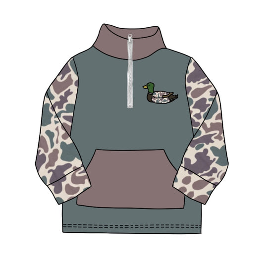 Pre-order BT0928 Boys camo duck pullover ( Deadline Oct.2 )