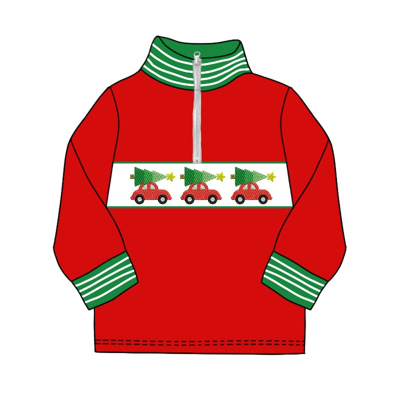 Pre-order BT0930 Boys Christmas truck pullover ( Deadline Oct.3 )