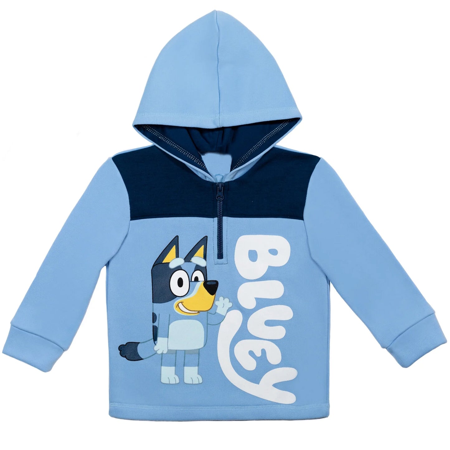 BT1085 pre-order toddler boy clothes BLUEY blue pullover zipper top(Dealineline Nov.24)