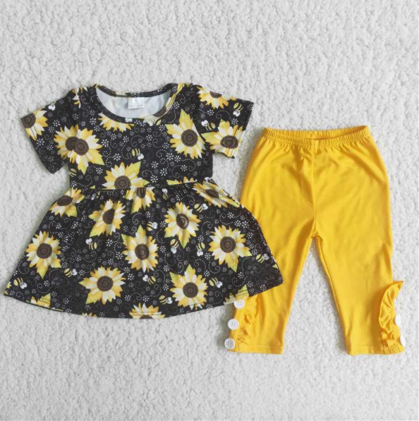 Girls Sunflowers Outfits