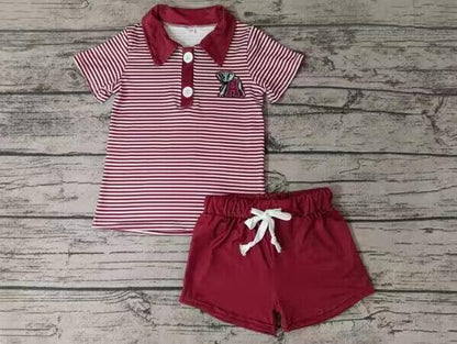 MOQ 3 Custom design Boys ALABAMA team Outfits