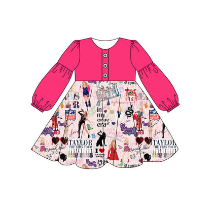 Pre-order GLD0734 baby Girls singer Dress