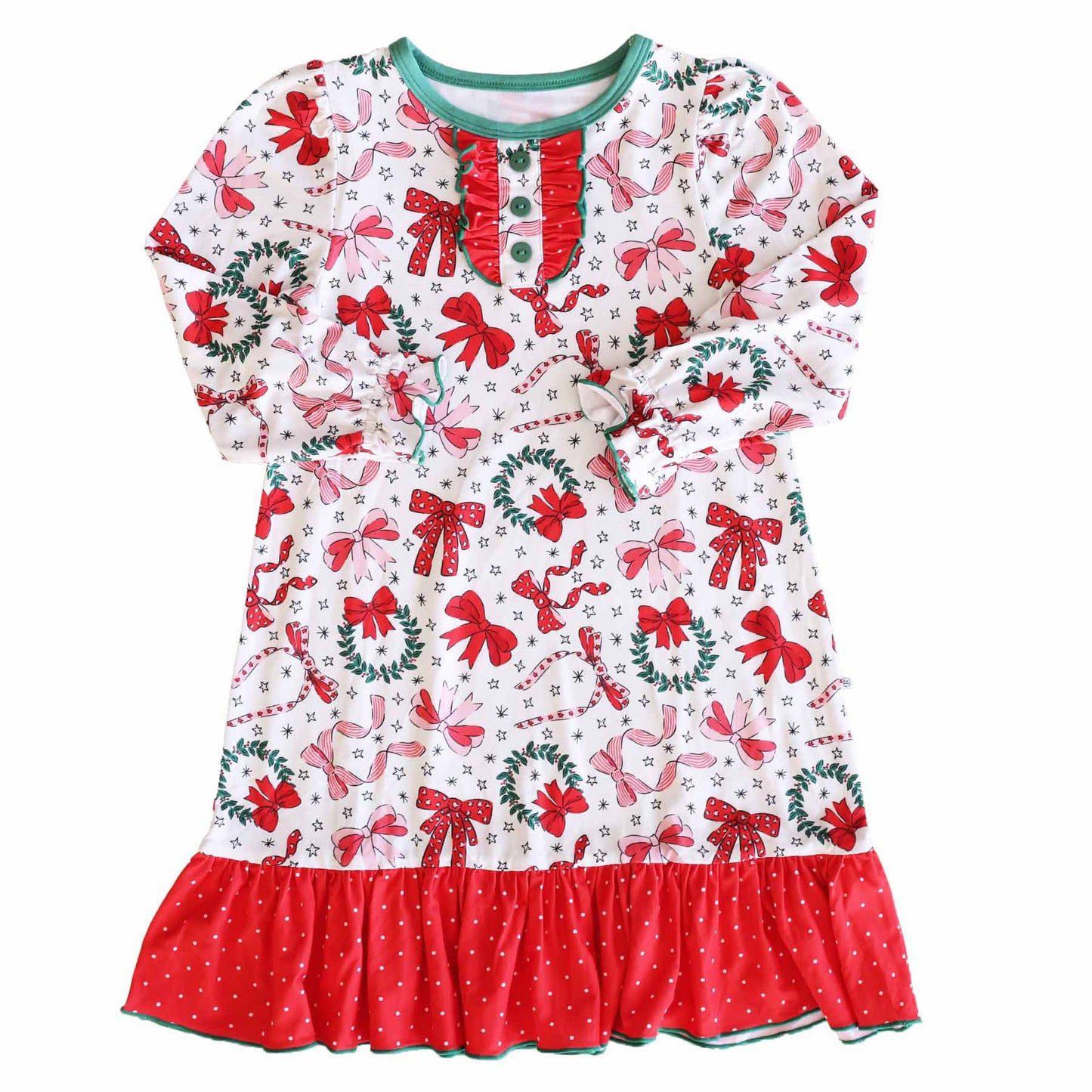 Pre-order GLD0855 baby Girls Christmas Dress ( Deadline September 18 )