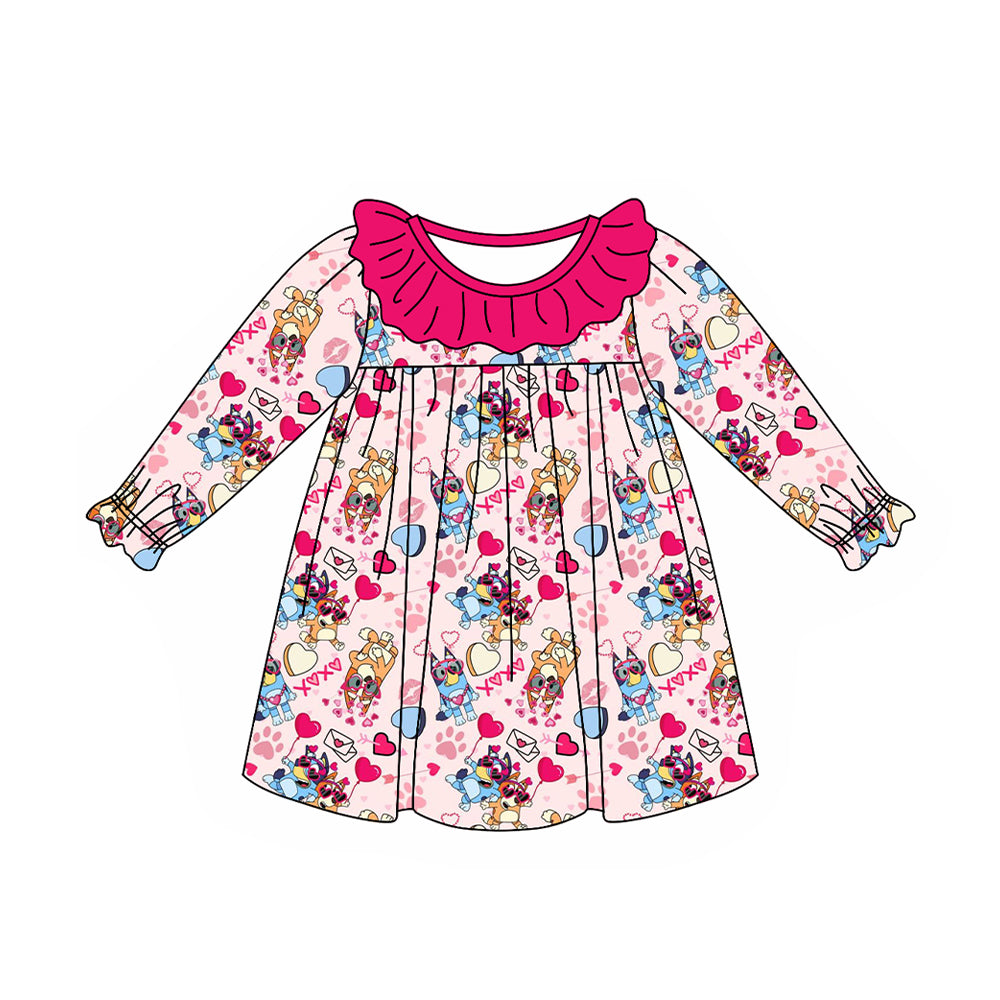 Pre-order GLD0895 baby Girls Valentine Dress ( Deadline Sept. 29 )