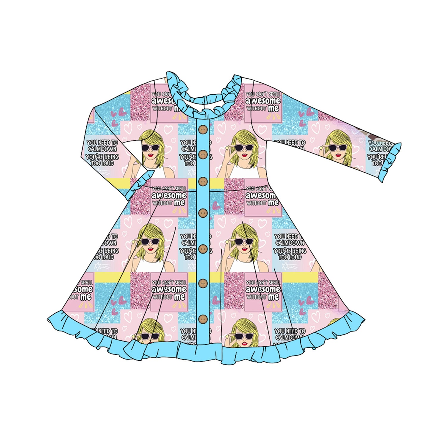 Pre-order GLD0917 baby Girls singer Dress ( Deadline Oct.3 )