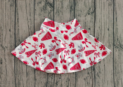 Pre-order GLK0141  Girls girls CHEER red Skirt yoga