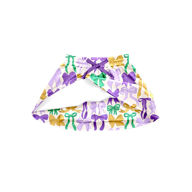 10.1 Pre-order GLK0146 Girls girls Mardi Gras purple Skirt