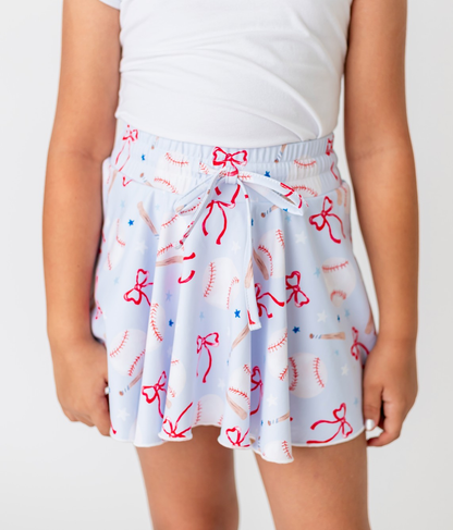 GLK0169 Girls bow Skirt yoga