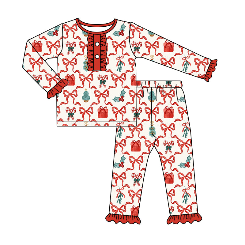 Pre-order GLP1201 Girls Christmas pajamas