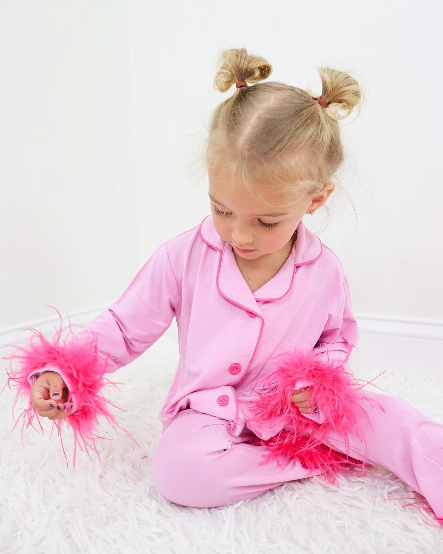 GLP1255 Girls Pink pajamas