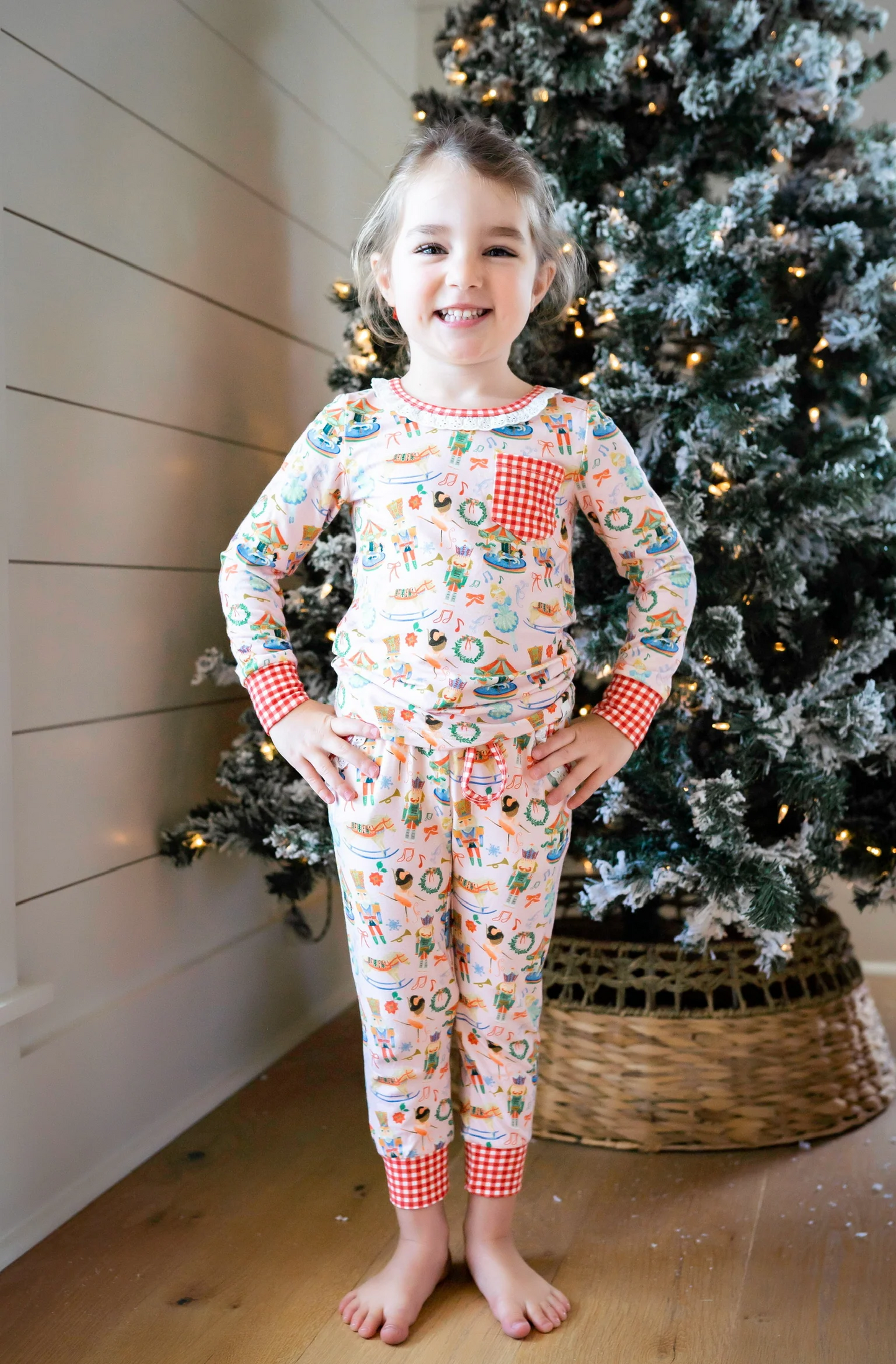 Pre-order GLP1271 Girls Christmas pajamas