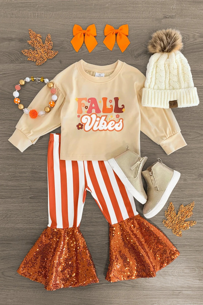 Pre-order GLP1527 baby girls fall vibes outfits