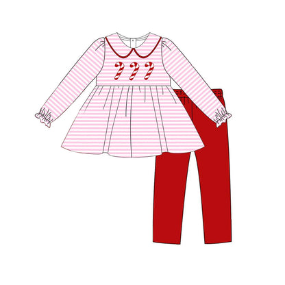 Pre-order GLP1563 baby girls Christmas candy outfits