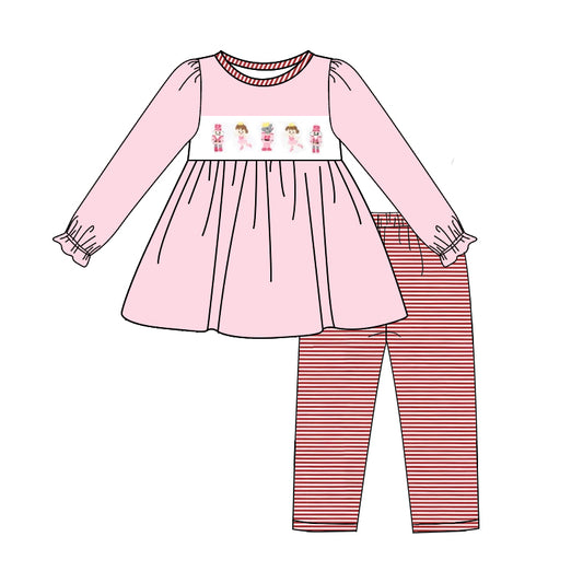 Pre-order GLP1763 baby girls long sleeve Christmas outfits ( Deadline August 28 )