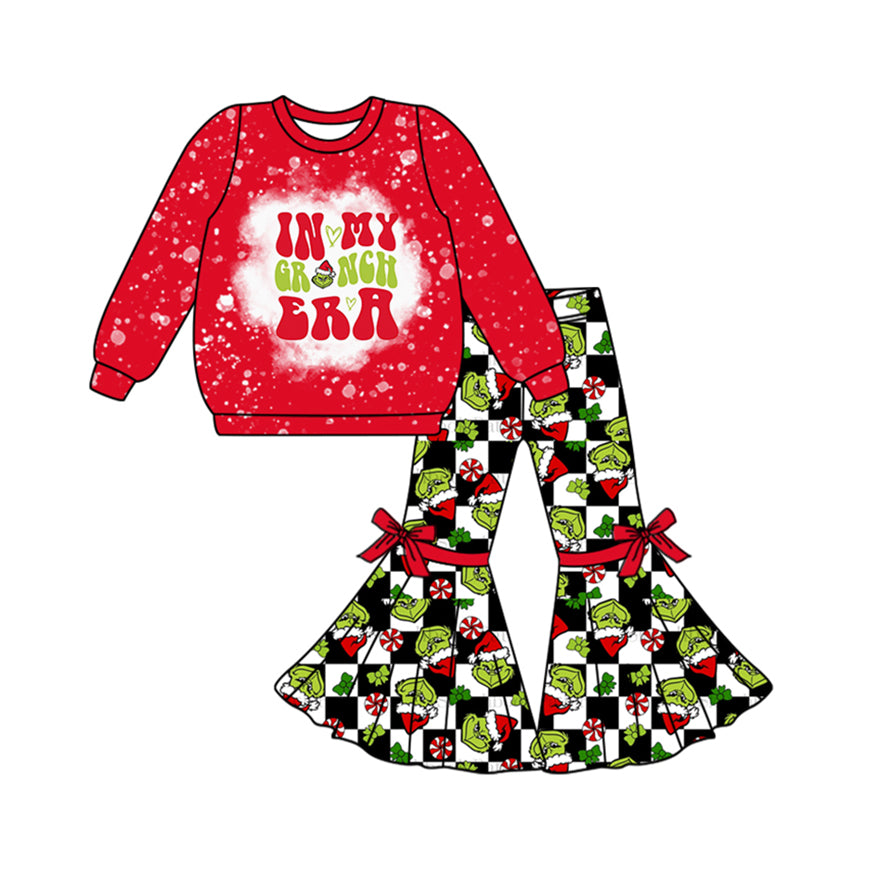 Pre-order GLP1902 baby girls long sleeves Christmas outfits