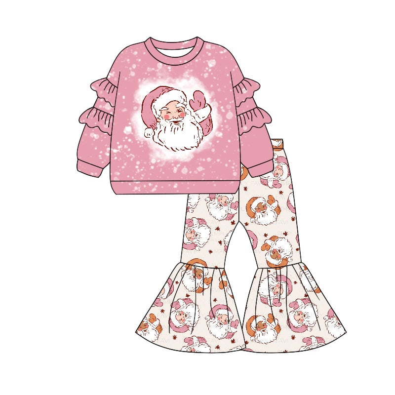 Pre-order GLP1964 baby girls long sleeves Christmas outfits ( Deadline September 29 )