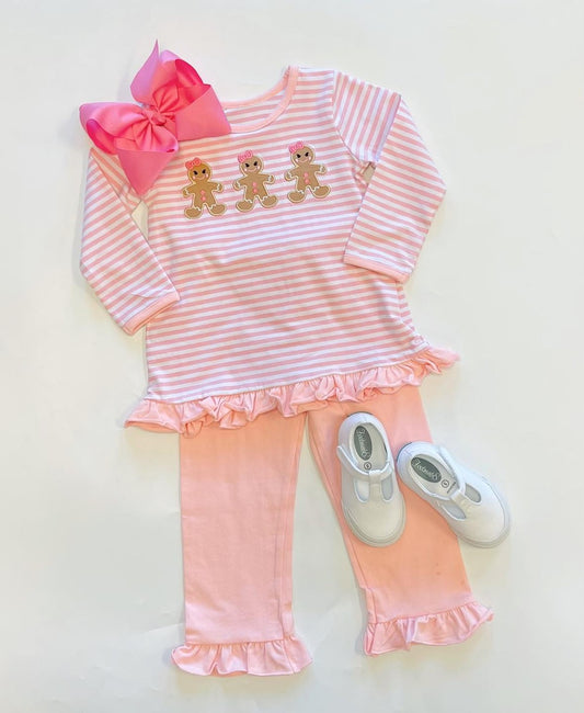 Pre-order GLP1965 baby girls long sleeves Christmas outfits ( Deadline September 29 )