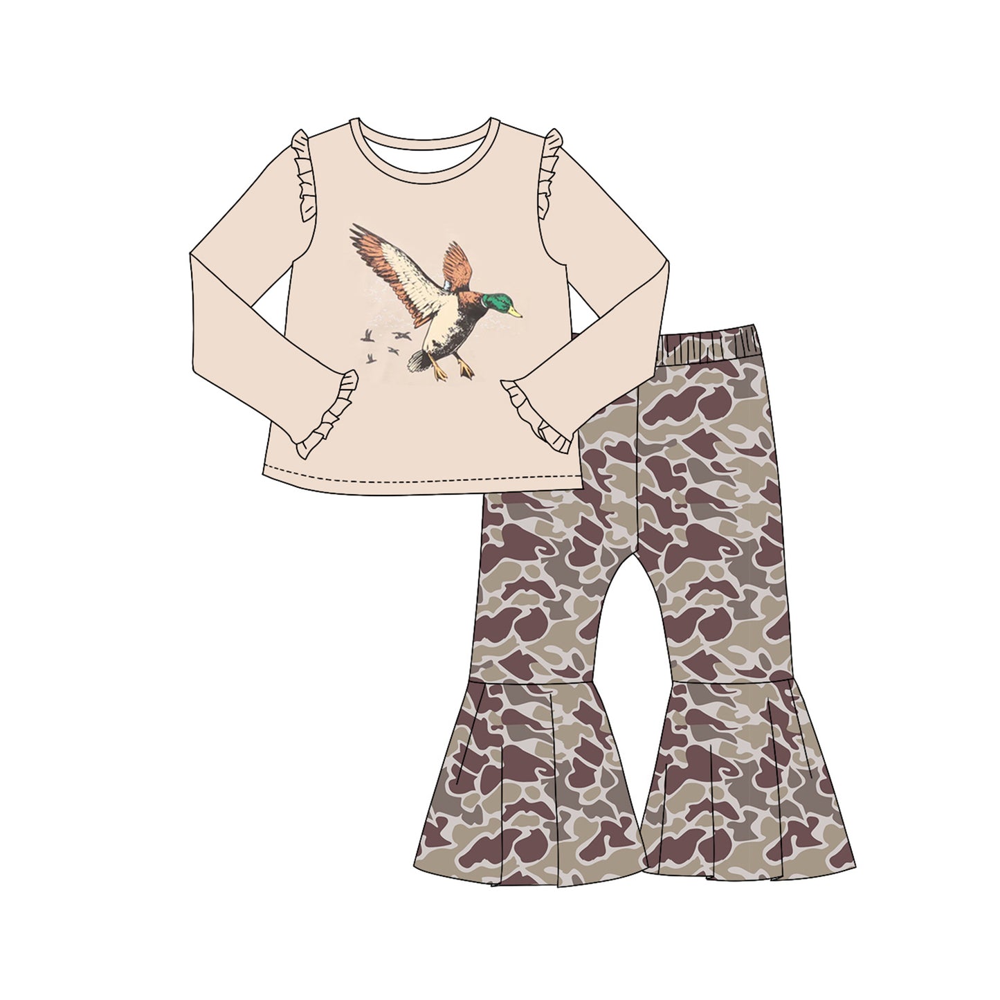 Pre-order GLP2004 Girls duck camo outfits ( Deadline Oct.3 )