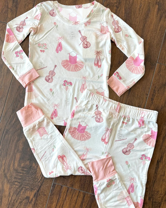 Pre-order GLP2023 Girls pink ballet pajamas ( Deadline Oct.7 )