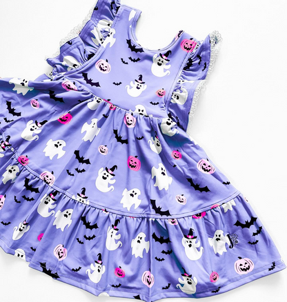 Pre-order GSD1425 Girls Halloween ghost Dress